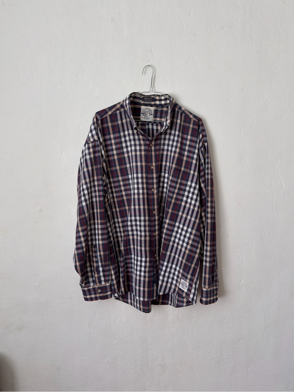 Vintage GANT Salty Dog Multi Color Plaid Oxford Men’s Extra Large